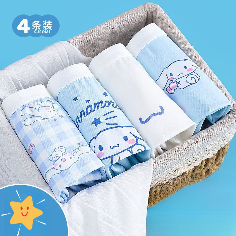 Quần lót bé gái Cinnamoroll Kuromi dễ thương được làm bằng bông kháng khuẩn Bảo vệ sức khỏe trẻ em