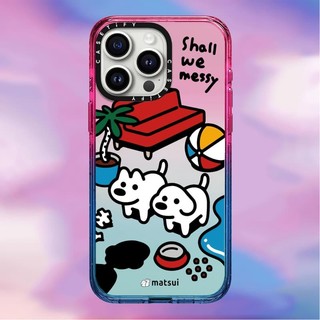 Casetify X Sẽ Chúng ta lộn xộn Ốp Lưng Đen Peach Haze Cotton Kẹo Bộ Sưu Tập Màu Sắc Trong Suốt Cứng Ốp Lưng Tác Động Cho Apple IPhone 12 13 14 15 16 Pro Max Plus Có Hộp