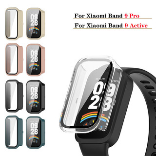 Dành Cho Xiaomi Band 9 Pro Cứng PC Dành Cho Xiaomi Band 9Active Hoạt Động Kính Cường Lực Bảo Vệ Màn Hình Vỏ Bảo Vệ