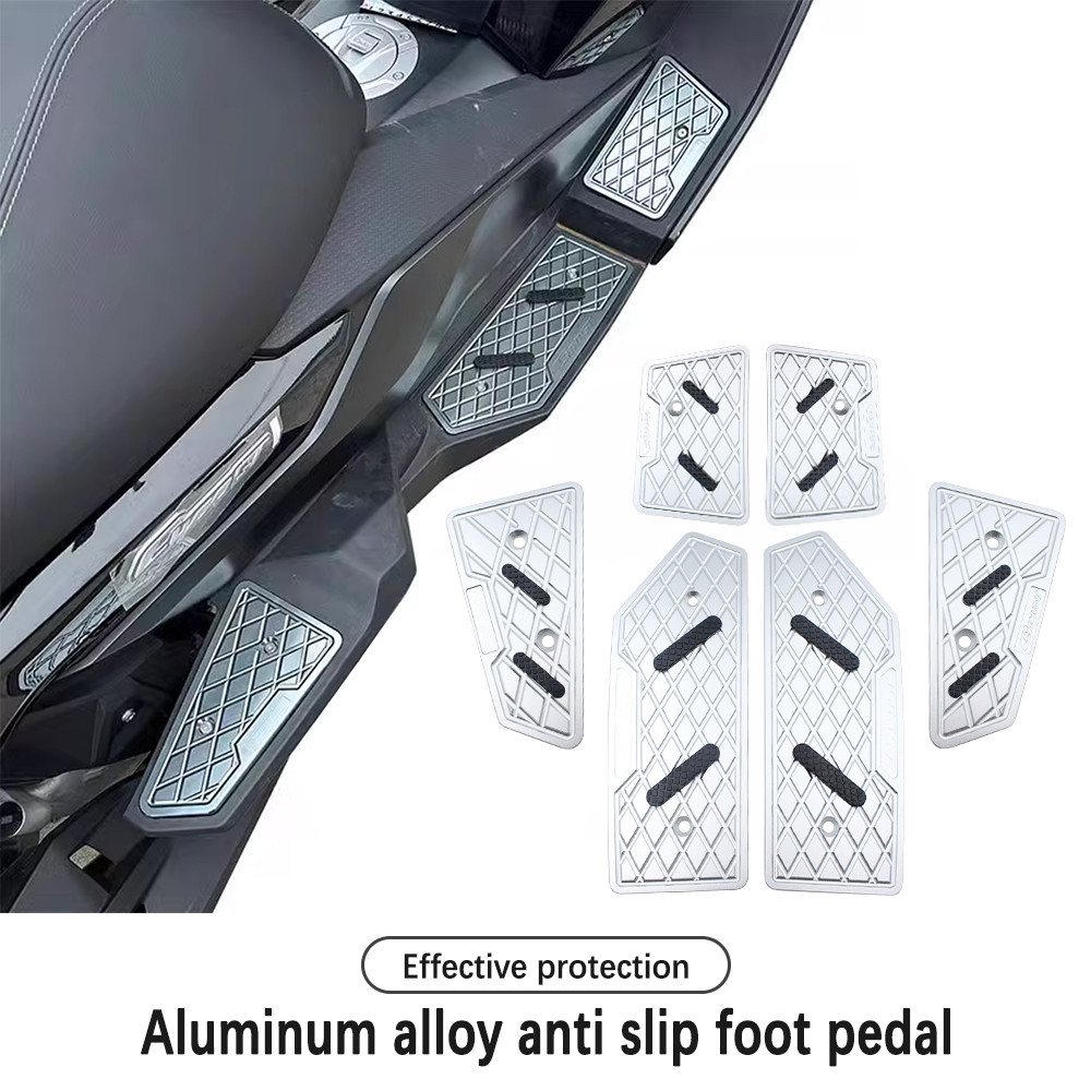 Xe Máy Phía Trước Và Phía Sau Miếng Đĩa Hợp Kim Nhôm Bàn Đạp Sửa Đổi Chống Trượt Chân Footpads Cho Xe BMW C400GT C400 GT 2018-2024