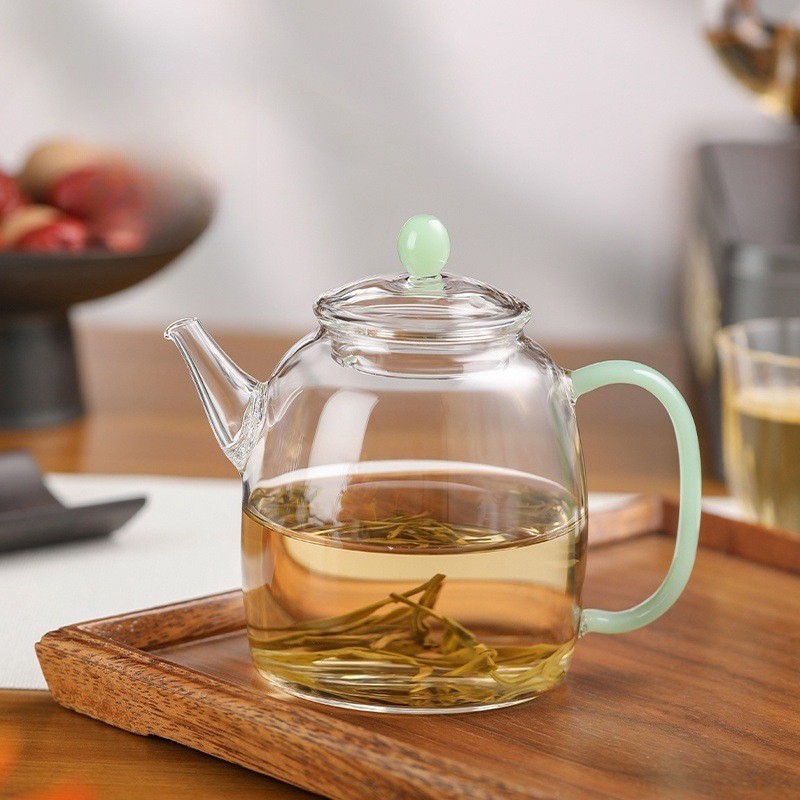 Ấm Thủy Tinh Pha Trà Hoa, Cà Phê Bằng Chất Liệu Thủy Tinh Cao Cấp Dung Tích 320 ml