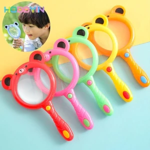 Kính lúp cầm tay HOBBYIN, Quà tặng Ống kính kính đọc sách PP, Khám phá ngoài trời Đồ chơi giáo dục hoạt hình dễ thương