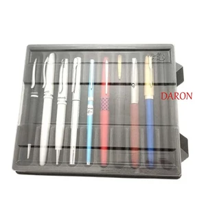 Hộp đựng bút đài phun nước DARON, Hộp đựng bút trong suốt Hộp đựng bút, Hộp đựng bút nhựa quay lại trường học Giữ 10 bút Hộp trưng bày Studnet Sử dụng