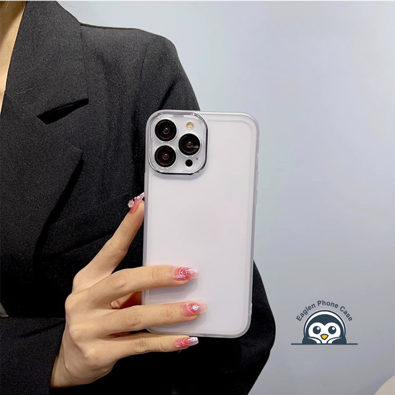 Ốp Điện Thoại Trong Suốt Đơn Giản Cho infinix Note 40X 40 30 Pro Plus 30i GT 20 10 Pro Zero 40 30 Smart 7 6Plus 5 4G 5G Vỏ Trong Suốt Màu Mạ Khung Ống Kính Vỏ Mềm Chống Rơi