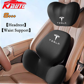 Cập nhật Tesla [Hỗ trợ tựa đầu & thắt lưng] Bộ nhớ Cotton Gối cổ tự động Hỗ trợ thắt lưng Có thể tháo rời cho Tesla Model 3 Model Y S X Cybertrunk Tesla Bán phụ kiện