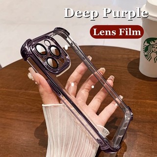 Túi Khí Không Gian Ốp Lưng Điện Thoại iPhone 11 Pro 12 13 14 15 Pro MAX 14 Plus XS MAX XR Vỏ TPU Mềm Trong Suốt Chống Sốc Có Bảo Vệ Camera