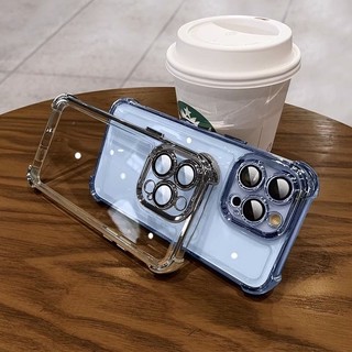 Túi Khí Không Gian Ốp Lưng Điện Thoại iPhone 11 Pro 12 13 14 15 Pro MAX 14 Plus XS MAX XR Vỏ TPU Mềm Trong Suốt Chống Sốc Có Bảo Vệ Camera