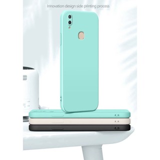 Thời trang mới Vivo V9 Y95 V11i V11 Pro Y93 S1 Khung cản vuông mỏng Vỏ silicon TPU mềm có dây đeo cổ tay