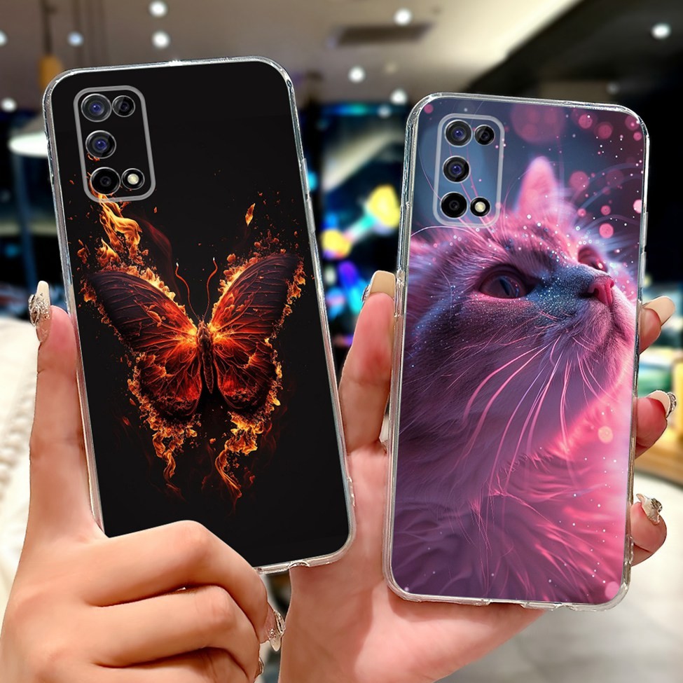 Ốp lưng Oppo K7x PERM00 Oppo K7x Ốp lưng hình bướm thời trang hình mèo hoạt hình dễ thương Vỏ điện thoại ngộ nghĩnh mát mẻ