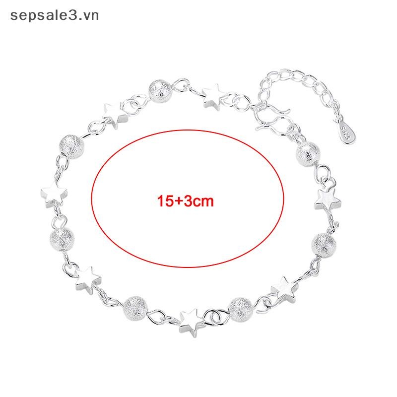 # Sepsale # Vòng tay ngôi sao tươi dành cho nữ Vòng tay hạt tròn cá tính Thời trang Hàn Quốc.