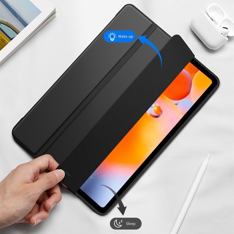 Ốp lưng Redmi Pad SE 11 "Inch / Redmi Pad 10.6" Vỏ máy tính bảng gấp ba với hộp đựng từ tính tự động ngủ và đánh thức