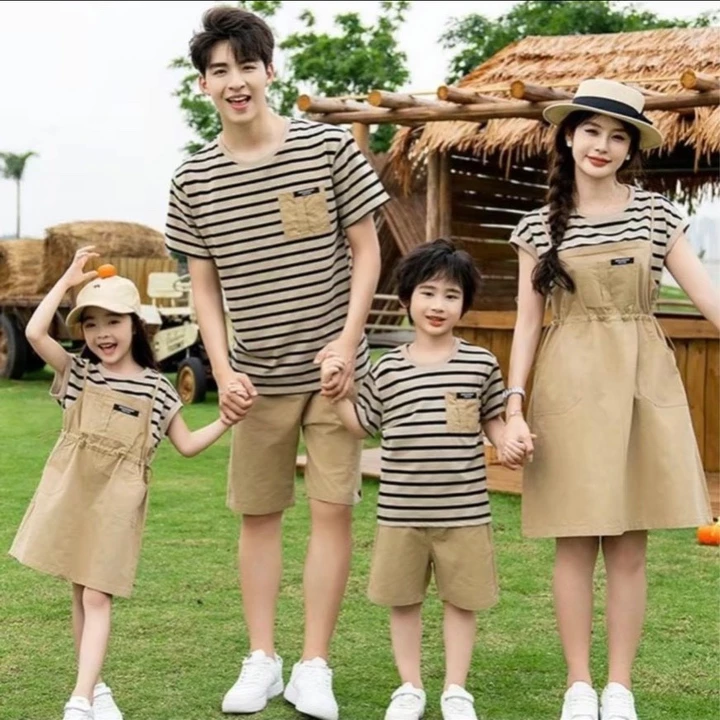 Váy mẹ và bé Bernier hàn quốc cao cấp bé 8-35kg mẹ 38-80kg, đồ đôi mẹ con, set gia đình, bộ gdinh – 7