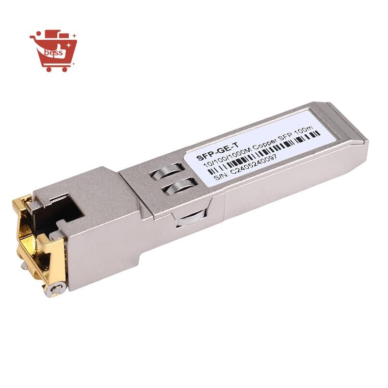 Mô-đun SFP Công tắc RJ45 Gbic 10 / 100 / 1000 Đầu nối SFP Đồng RJ45 SFP ...