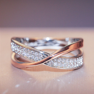 Nhẫn Zircon Bạc S925 Trang Sức Thời Trang Đơn Giản Quà Tặng Nữ
