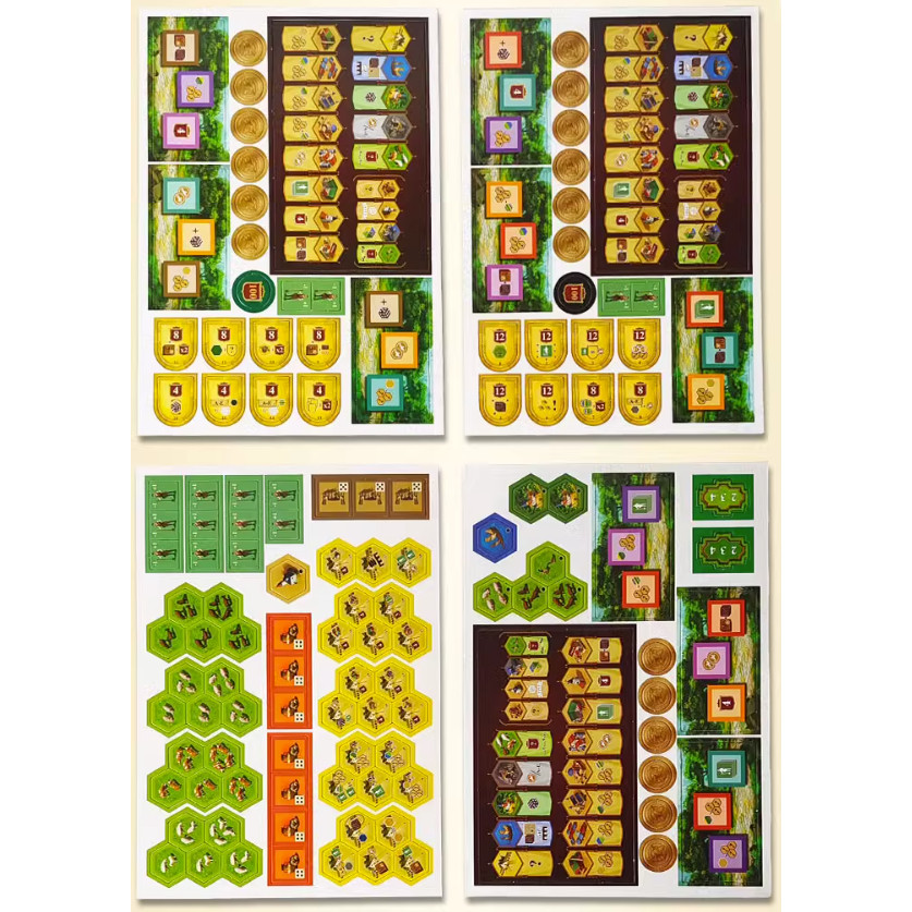 [Luật Việt] Boardgame Burgundy bản mới + mở rộng Tigar
