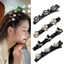 【Phụ Kiện Tóc】Set 2 Kẹp Tóc Mái Bện Lười Đẹp Thời Trang Hàn Quốc Cho Nữ