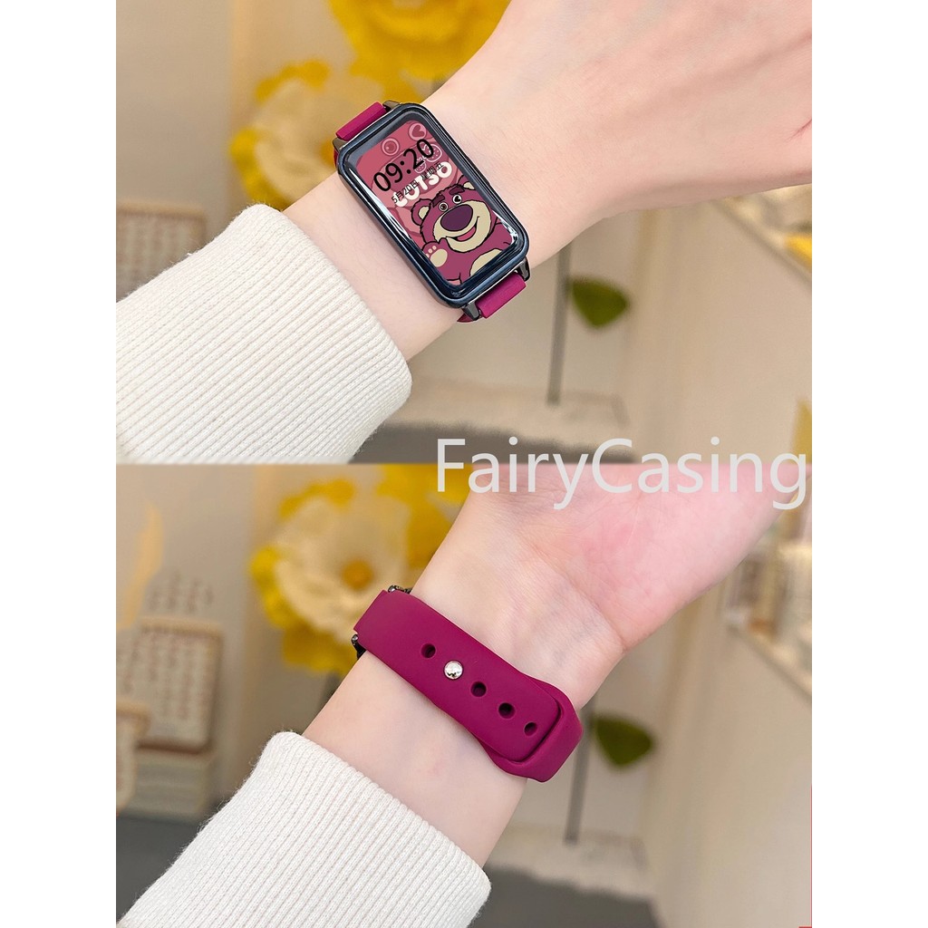 Dây Đeo Silicon Cho Huawei Band 11 Pro 10 9 8 7 6 Vòng Tay Thể Thao Mềm Dây Đeo Tay Cho Honor Band 9 6 Phụ Kiện
