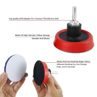Bộ 34 Miếng Đệm Đánh Bóng - 1/2/3 Inch, Cho Máy Đánh Bóng Ô Tô