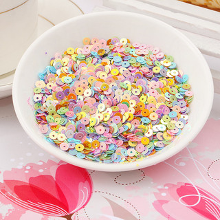 Phụ kiện DIY lấp lánh kim sa vàng, hạt nhỏ 4mm, 1 bộ 10g