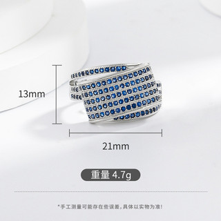 Châu Âu Mỹ ijns Phong Cách Mới Hình Học Kim Cương Xanh Spinel Nhẫn Nữ