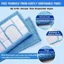 CATIYAHA Vải lau nhà có thể thay thế cho máy quét Swiffer, Tấm lau nhà sàn sợi nhỏ có thể tái sử dụng, Dụng cụ làm sạch sử dụng khô / ướt tại nhà Miếng chà rửa có thể tháo rời