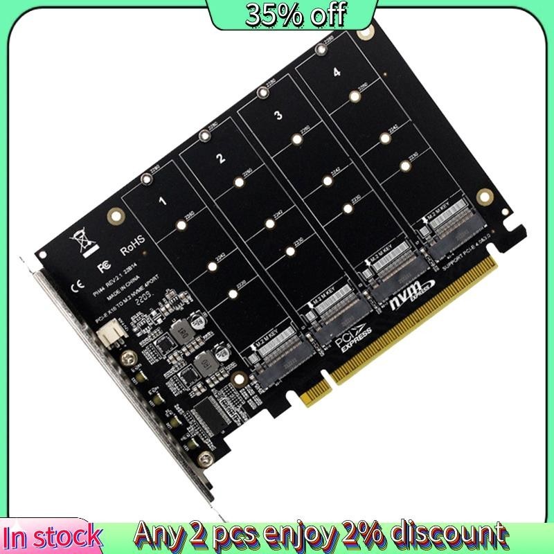 Hot-ph44 NVMe 4-Disk Array Card PCI-E Raid Card Tín Hiệu Chia Thẻ Mở ...