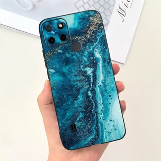 Dành Cho Realme C21Y C25Y Vỏ RMX3263 RMX3268 Bìa Mềm Họa Tiết Thời Trang Ốp Lưng Chống Sốc Cho RealmeC21Y RealmeC25Y