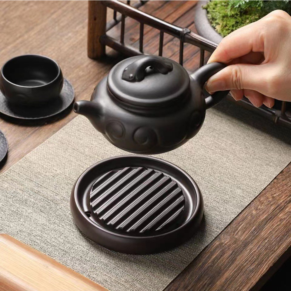 Thuyền Trà Dưỡng Ấm Tử Sa, Đế kê lót ấm chén Bakelite (phíp)