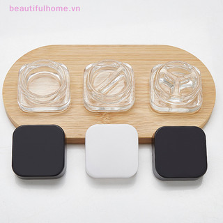[Beautifulhome] 1 Chiếc Bình Vuông Thủy Tinh 9ml Chăm Sóc Da Lọ Kem Mắt Lọ Sữa Dưỡng Mắt Có Thể Đổ Lại Chai Trang Điểm Phấn Mắt Bảo Quản Hộp Đựng Mỹ Phẩm [Làm Đẹp]