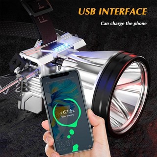 Đèn Pin Đội Đầu Siêu Sáng Proki Chống Thấm Nước Có Thể Sạc Lại Tiện Dụng