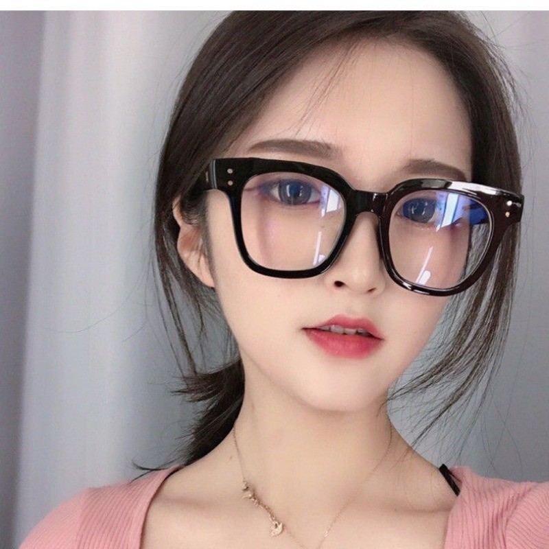 Kính cận thị thời trang -0.5 -1.0 -1.5 -2.0 -2.5 -3.0 -3.5 -4.0 -4.5 -5.0 -5.5 -6.0 độ dành cho nam và nữ với tròng kính có thể tháo rời kính chống ánh sáng xanh 095