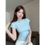 Sang Trọng Pure Desire Ren-Up Khăn Tay Ngắn Áo Thun 2026 Tính Khí Mùa Hè Phong Cách Mới Thiết Kế Mỏng- V250228062