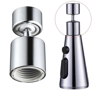 360° Vòi chậu rửa nhà bếp Vòi phun nước Đầu phun mở rộng xoay Bộ chuyển đổi vòi phun