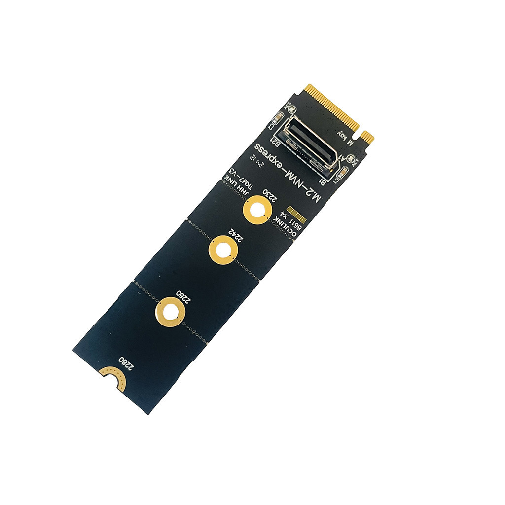 Jmt M.2 NVME sang Oculink Nữ DOCK SFF-8612 Adapter PCI-E X4 Adapter Card Hỗ Trợ DOCK-OC4 Cho 2.5inch NVME U.2 (SFF 8639) SSD