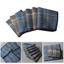 Khăn Tay Polyester 40x40cm cho Nam Giới với Thiết Kế Họa Tiết Lưới và Hình Chổi