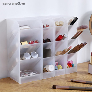 {Yan3} Trong suốt mờ cho cọ trang điểm nghiêng Hộp đựng môi Hộp đựng văn phòng phẩm đa chức năng {yancrane3.vn}