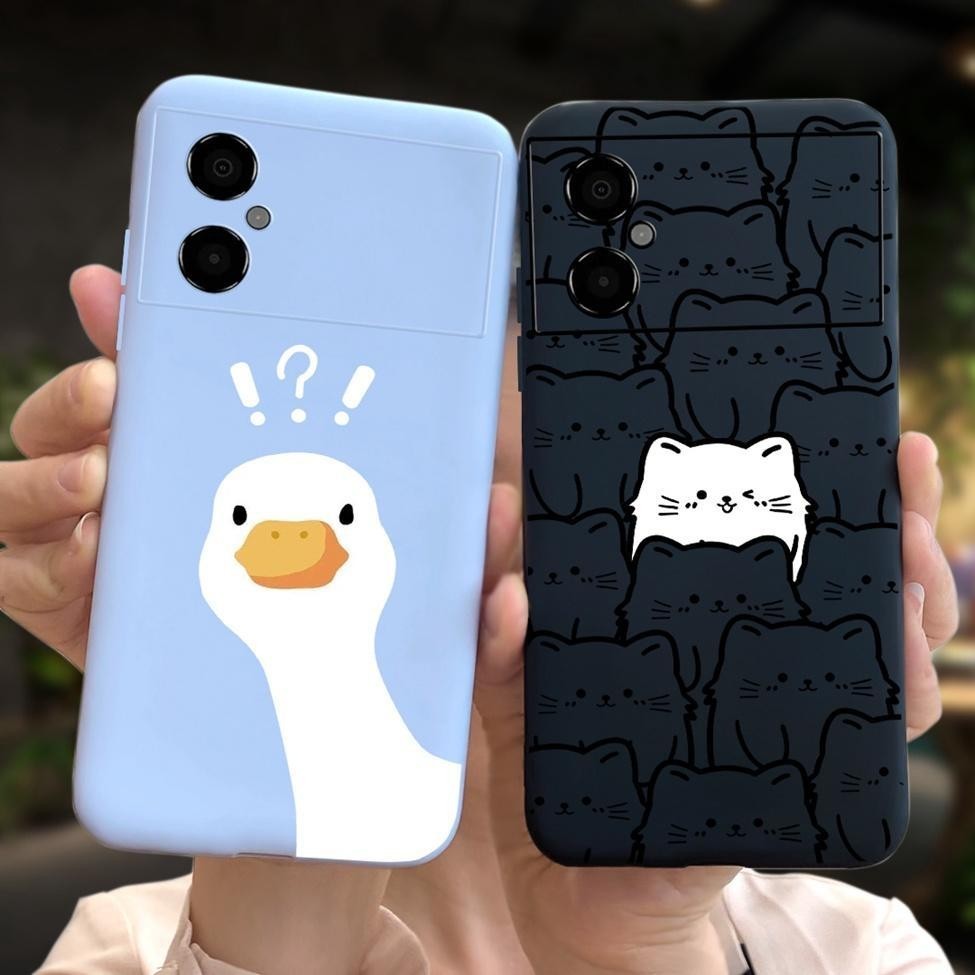 Vỏ Redmi Note 11R Thời Trang Hoa Dễ Thương Mèo Sơn Ngộ nghĩnh Chống Sốc Silicon Ốp Lưng Xiaomi Redmi Note 11R Ốp Lưng Điện Thoại Ốp Lưng