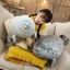Gối đệm EDIWANY Blob, Đồ chơi sang trọng có con dấu mềm mại dễ thương, Quà tặng Cotton PP cỡ lớn hợp thời trang cho bé trai bé gái Trẻ em