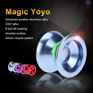 Chuyên Nghiệp Magic Yoyo T5 Overlord Hợp Kim Nhôm Kim Loại Yoyo 8 Bóng KK Mang Có Dây Cho Trẻ Em Đỏ