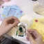 ITRUMPET Sang Trọng Photocard, Túi Móc Khóa Photocard Dễ Thương, Thời Trang Sinh Viên Đựng Thẻ Hoạt Hình Thần Tượng Hình Ảnh Vỏ Bảo Vệ Thẻ Cửa Xe Buýt Tay