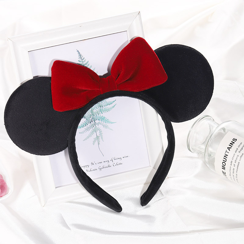 Nơ băng đô tai Mickey công viên giải trí, ảnh người ảnh hưởng, mũ lễ hội/đảng