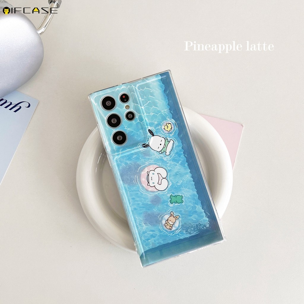 Dành Cho Samsung Galaxy M54 M53 M35 M52 M51 M15 M34 M33 M32 4G M23 M13 5G Vỏ Điện Thoại Dễ Thương Cinnamoroll Pochacco Dòng Chó Con Dưa Hấu Hoạt Hình Vỏ Silicon Mềm