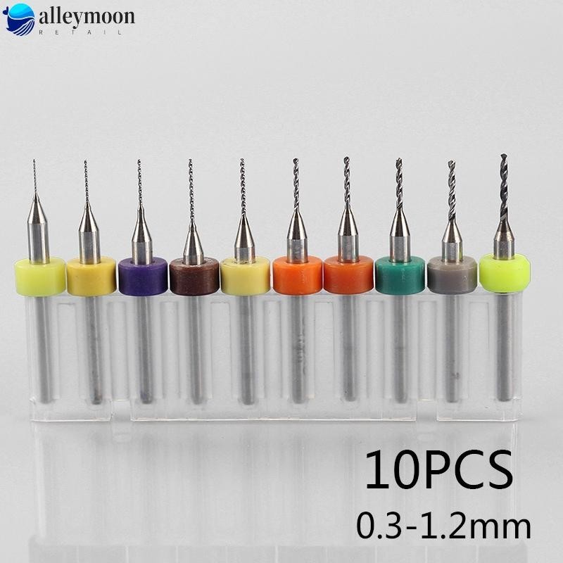 Bộ 10 Mũi Khoan Thép Vonfram 0.3-1.2mm bits