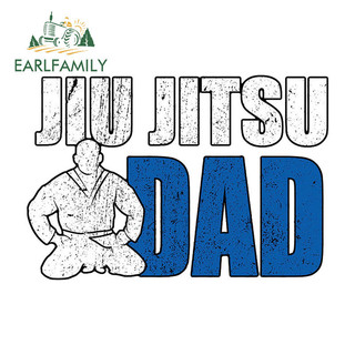 EARLFAMILY 13cm Jiu Jitsu Dán Xe Hơi Chống Trầy Xước Campervan Windows Laptop Ngộ nghĩnh JDM Vinyl Decal Thời Trang Chống Thấm Nước Bảo Vệ Cửa Xe Ô Tô