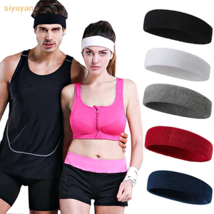 Siyuyan Thời Trang Đàn Hồi Cao Cho Nữ Tập Gym Thể Thao Mồ Hôi Tóc Dây Đeo Đầu Hút Mồ Hôi Mềm Chống Trơn Trượt Thể Thao VN