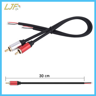 LJF Loa Dây Nam Cắm Jack Kết Nối Dây Trần Mở Đầu Cáp Đuôi Heo Cho Loa Khuếch Đại Âm Thanh Video AV Sửa Chữa VN