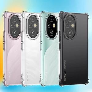 Dành Cho Honor 200 / 200 Pro 5G Mềm Chống Sốc Pha Lê Gel Trong Suốt TPU Chống Sốc
