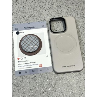 Ốp điện thoại kẻ sọc màu xám sang trọng iPhone16 15 14 13 Pro Max Bảo vệ Camera chống sốc Vỏ cứng chống rơi