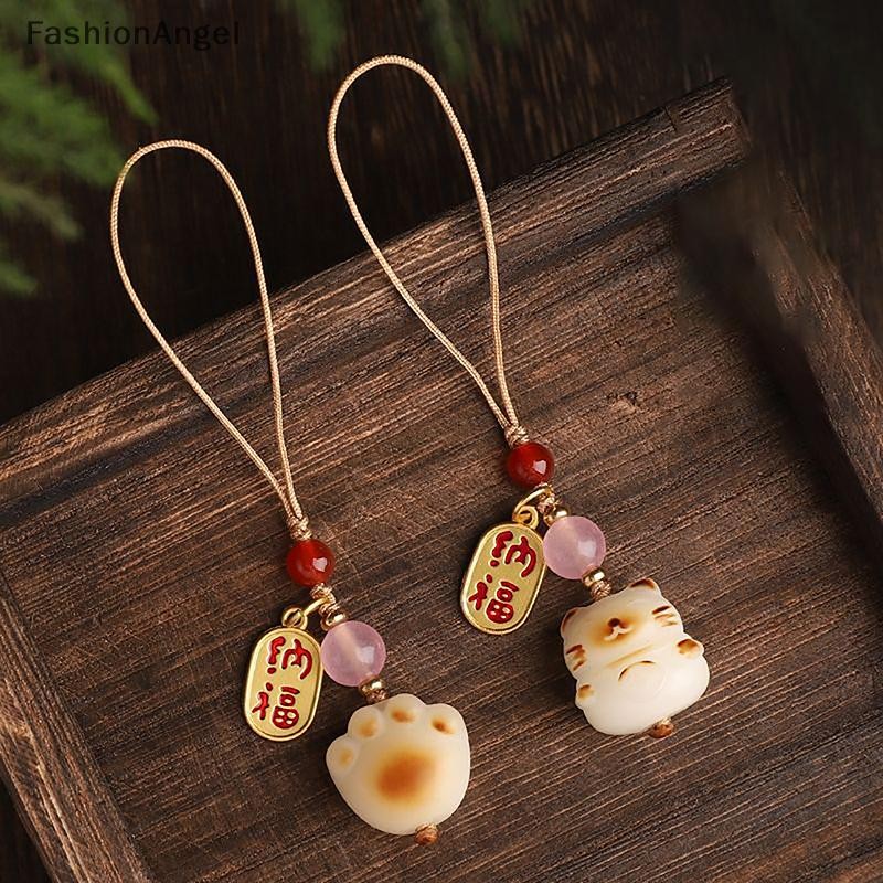 FashionAngel DIY Trang Trí Paw Dây Đeo Điện Thoại Chống Mất Treo Trang Trí Mặt Dây Chuyền Cô Gái Nữ Móc Khóa May Mắn Quyến Rũ Dây VN