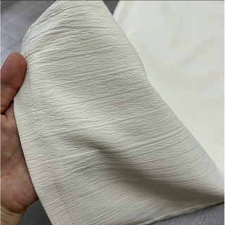 Quần Ống Suông Ống rộng, cạp lưng chun Vải Đũi Vân Mây dành cho chị em nhà nấm dài quần 90-92cm- quần mặc mùa hè nhẹ mát